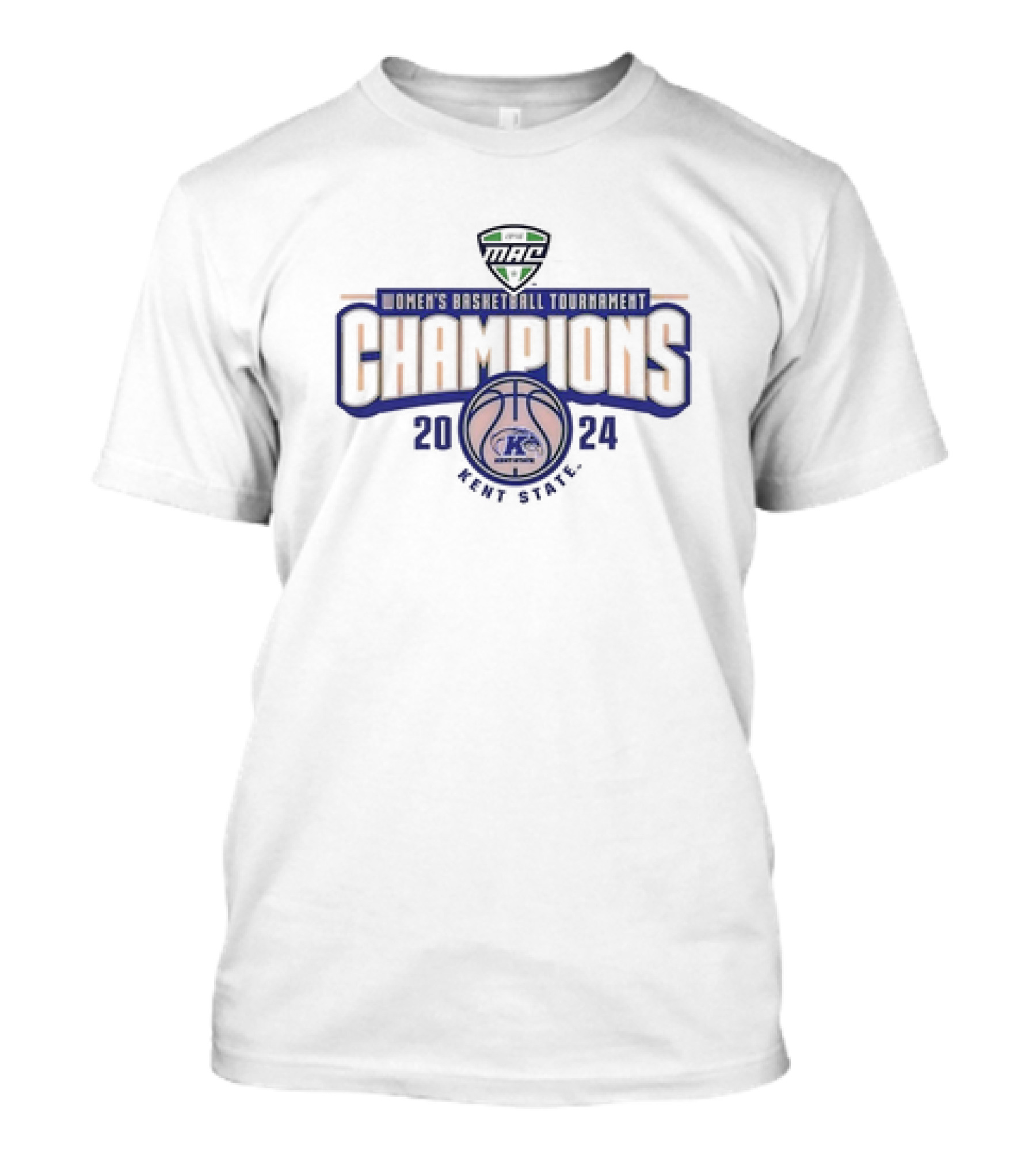 Kent State Golden Flashes 2024 MAC Women's Basketball Tournament Champions T-Shirt