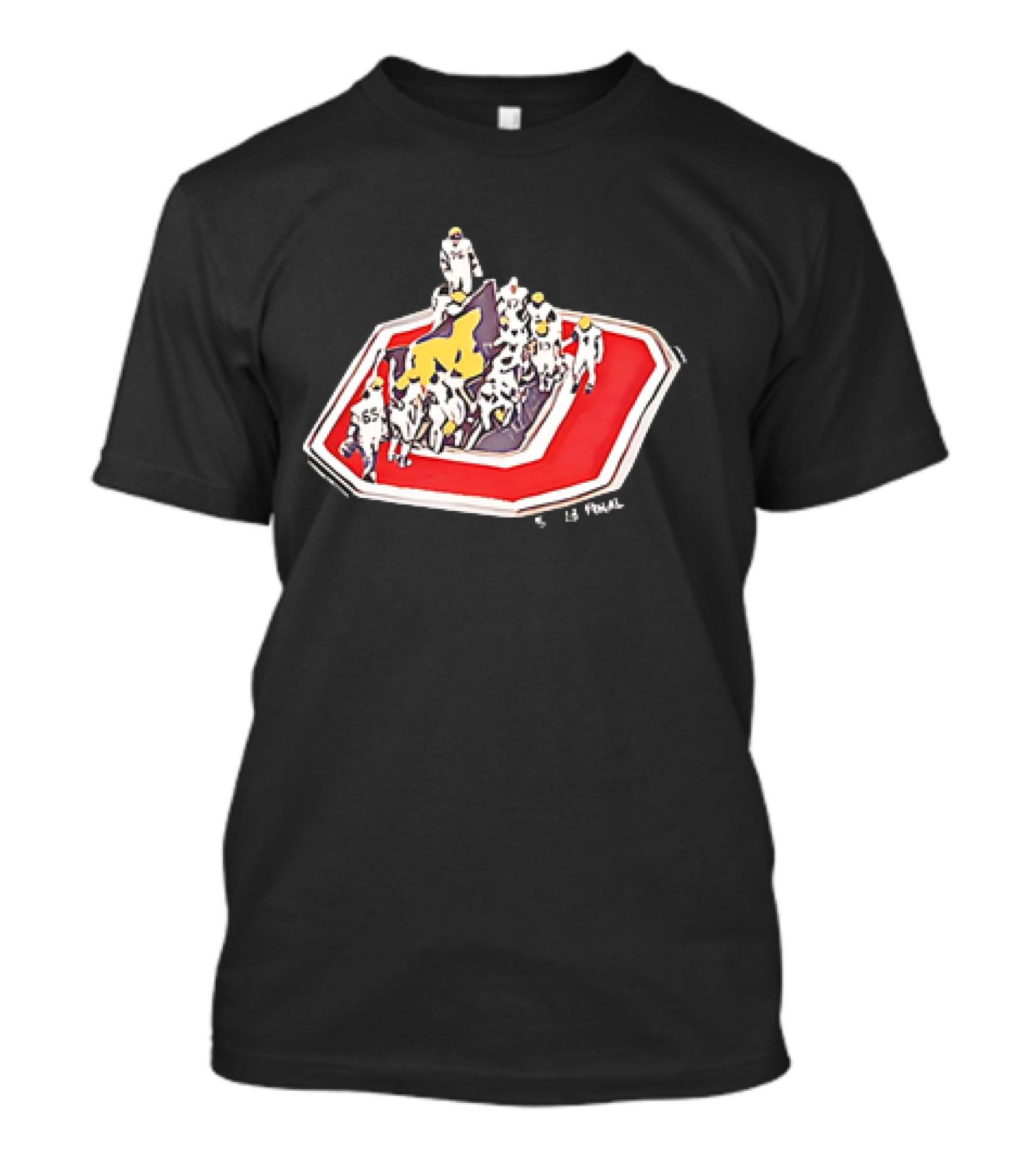 Michigan Wolverines The 5Th Dentist 45-23 Final Victory Parade Scene T-Shirt