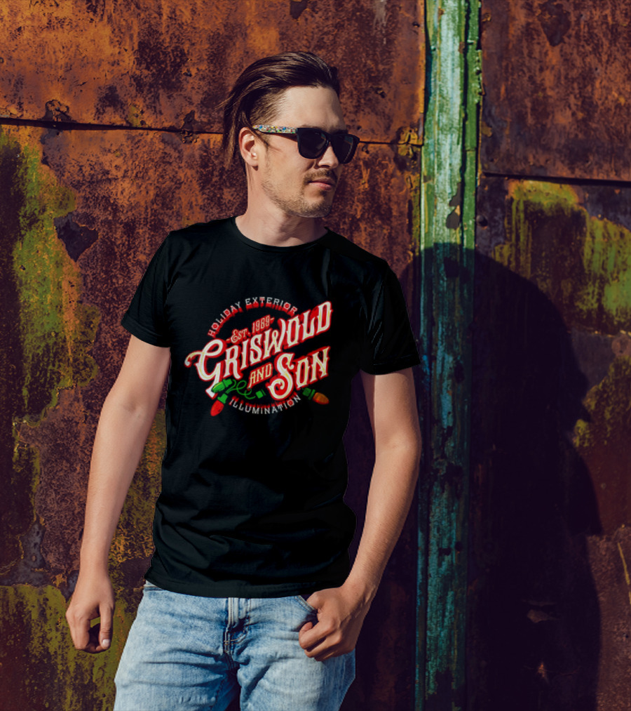 Holiday Exterior Illumination Griswold And Son Est 1989 T-Shirt