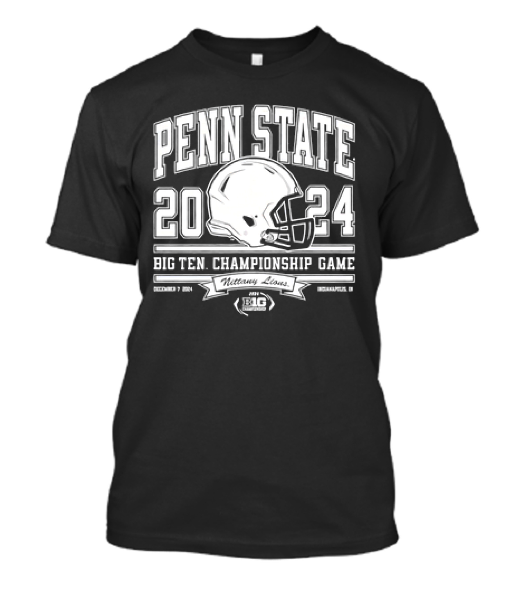 Penn State Nittany Lions 2024 Big Ten Championship Game Indianapolis December 7 T-Shirt
