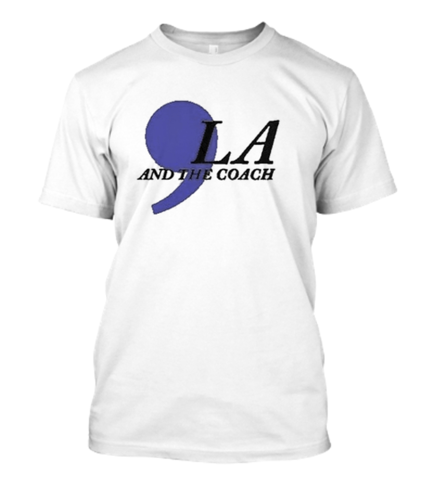 Comma LA And The Coach Retro Style Purple T-Shirt
