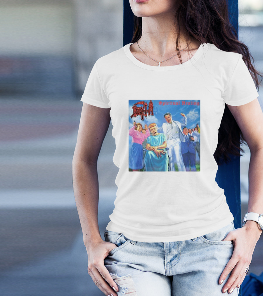 Death Spiritual Healing Album Cover T-Shirt
