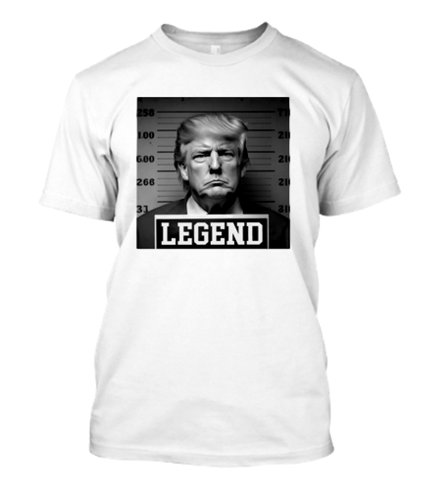 Donald Trump Mugshot Parody Legend T-Shirt