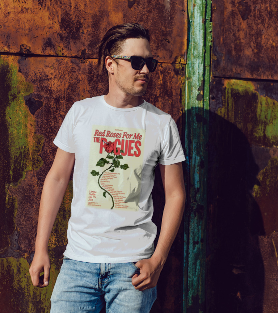 Red Roses For Me The Pogues 3Arena Dublin Dec 17 T-Shirt