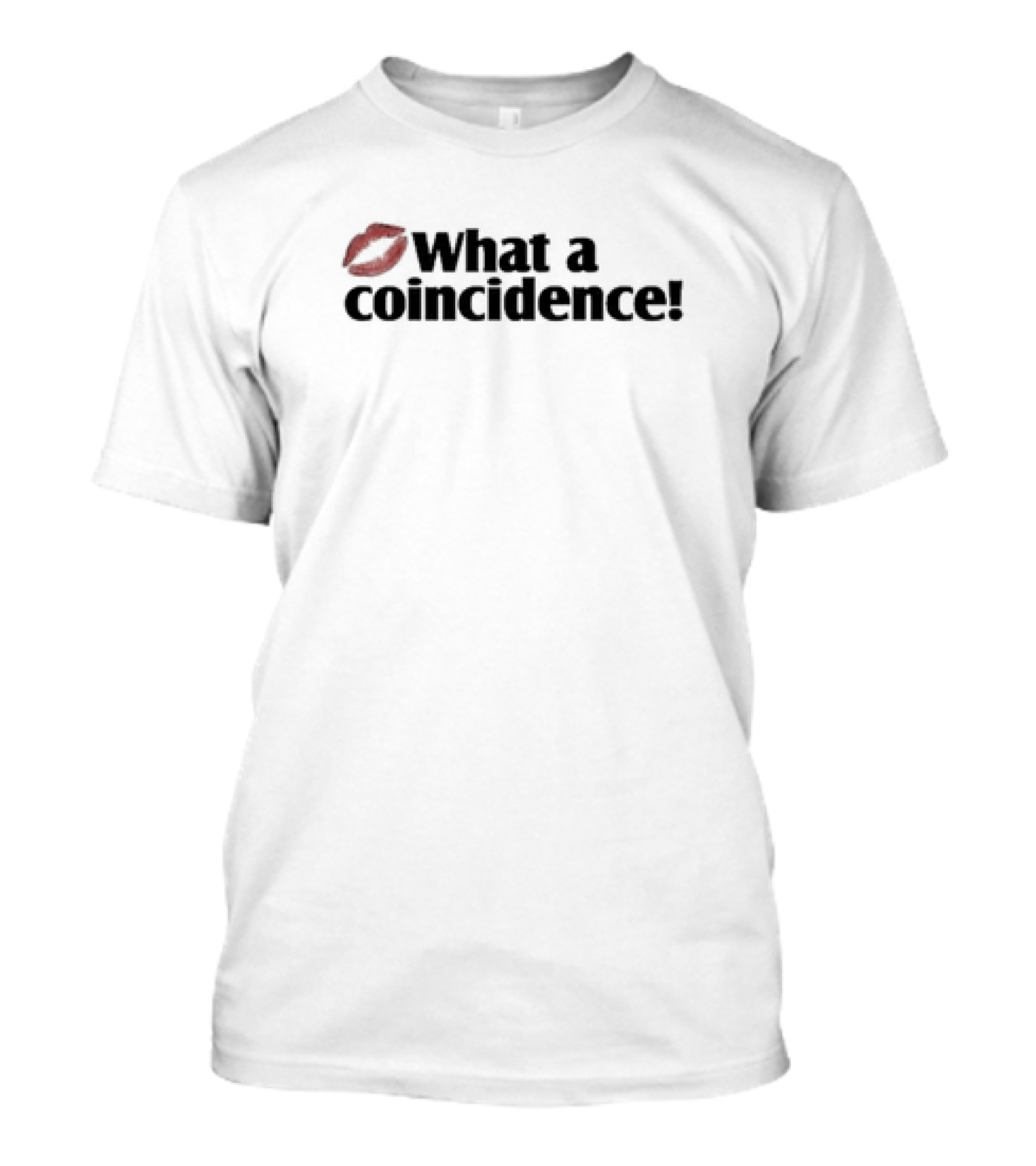 What A Coincidence Lip Print Sabrina Carpenter Merch T-Shirt
