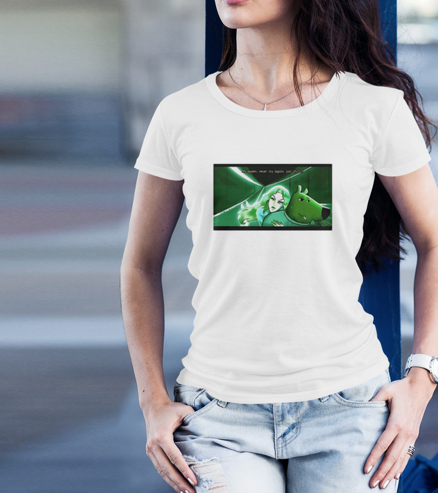 My Queen Never Cry Again Just Chillin Chill Guy Scooby T-Shirt