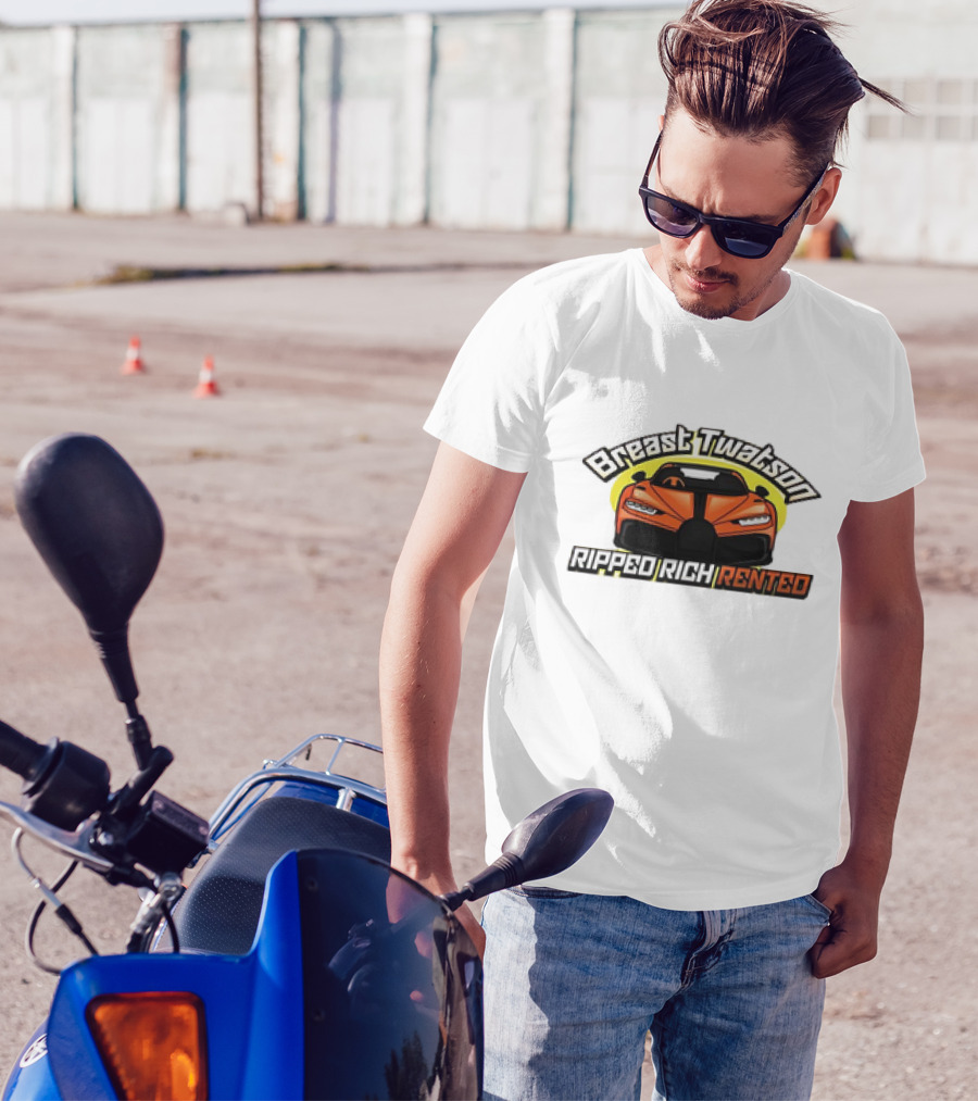 Breast Twatson Ripped Rich Rented Sports Car T-Shirt