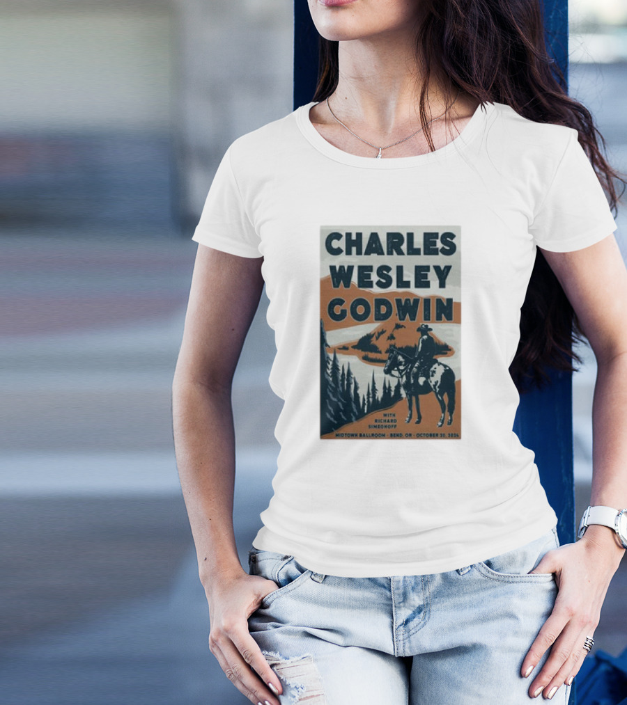 Charles Wesley Godwin With Richard Sincere Midtown Ballroom Bend OR October 20 T-Shirt