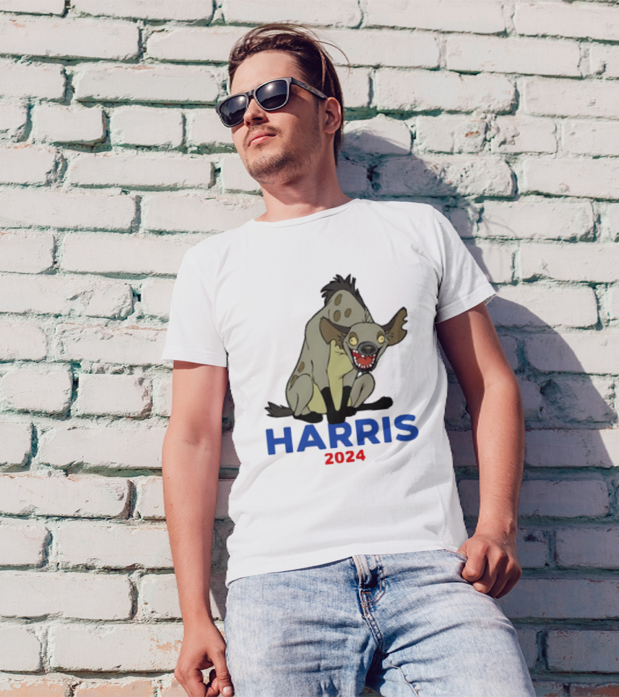Lion King Hyena Harris 2024 Election Campaign T-Shirt
