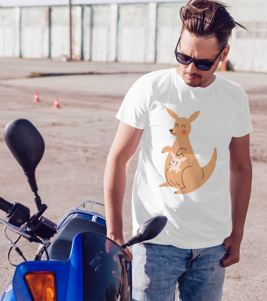 Mothers Day Kangaroos Cute Joey And Mum T-Shirt
