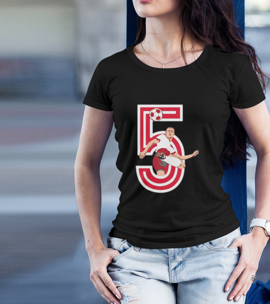 Franz Beckenbauer #5 Soccer Legend FC Bayern T-Shirt