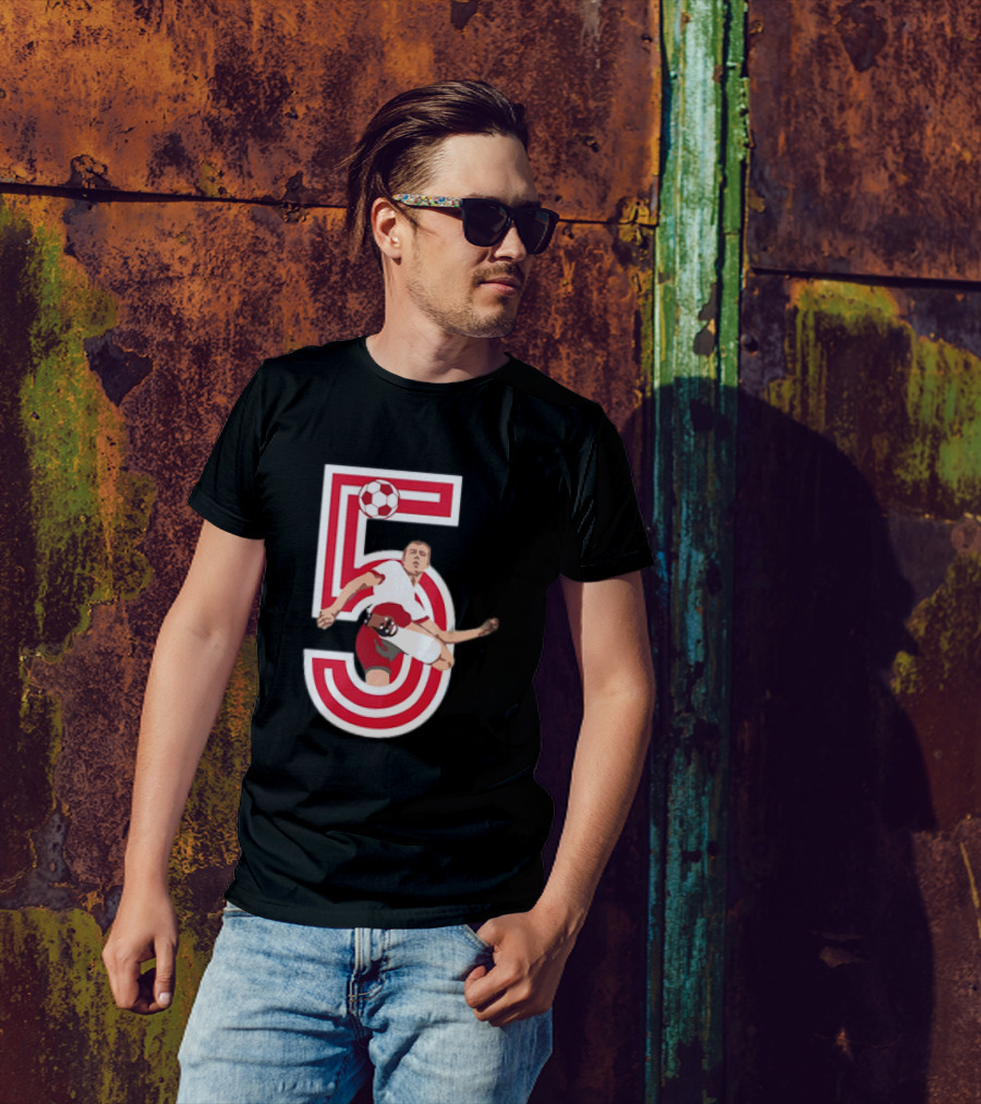 Franz Beckenbauer #5 Soccer Legend FC Bayern T-Shirt