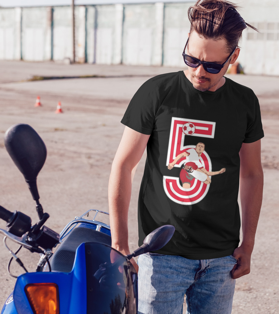 Franz Beckenbauer #5 Soccer Legend FC Bayern T-Shirt