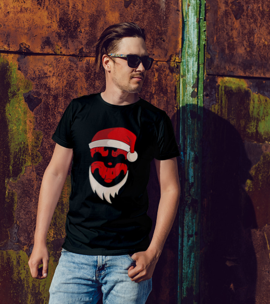 The Shaggs Santa Christmas Face T-Shirt
