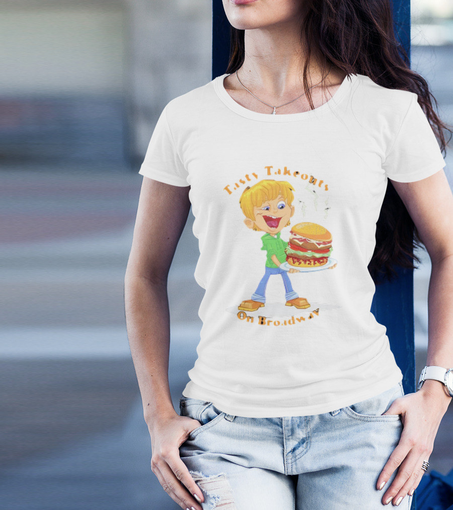 Tasty Takeouts On Broadway Hamburger Delight T-Shirt