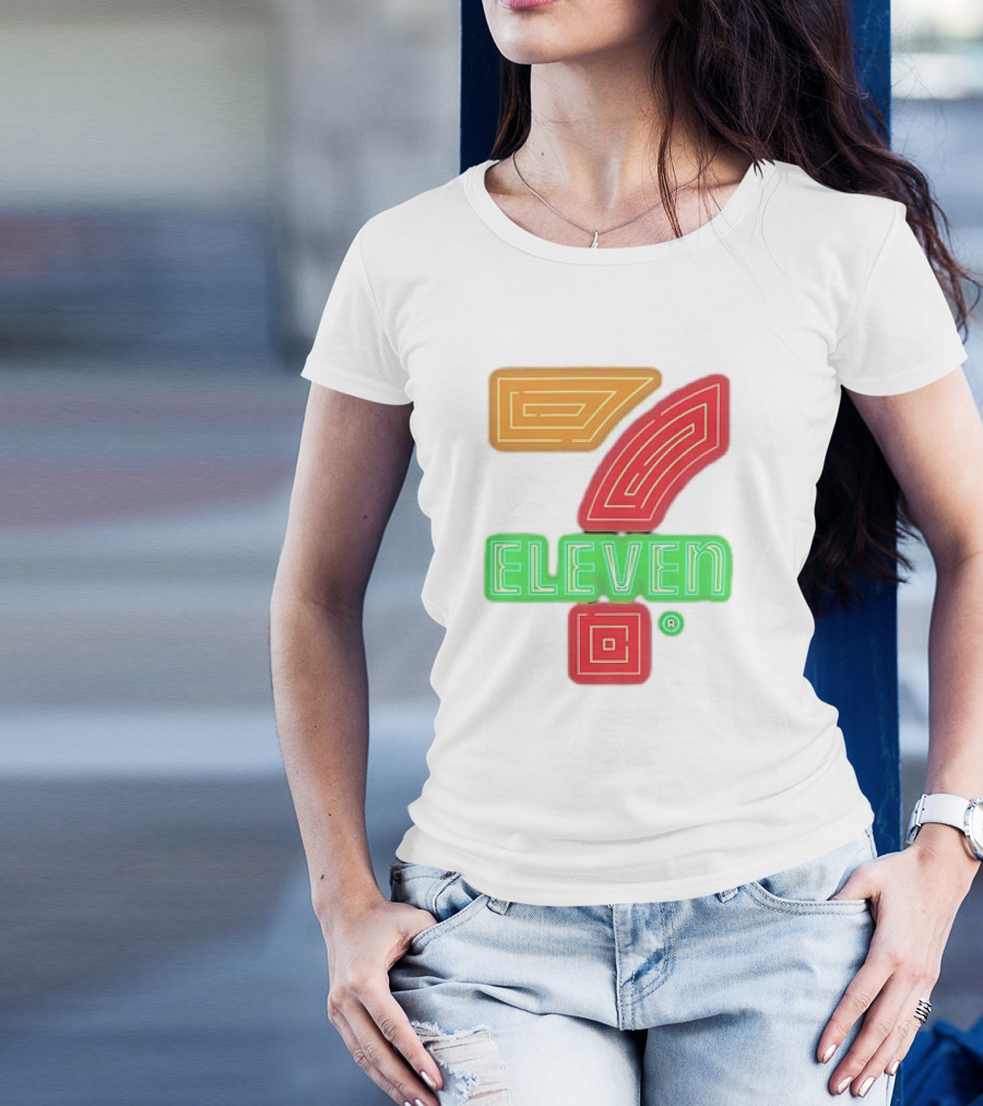 Ja’marr Chase X 7 Eleven Neon Logo Collaboration T-Shirt