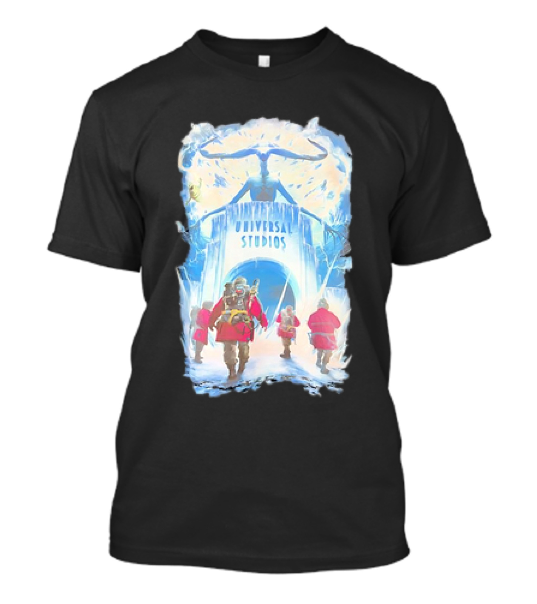 Universal Studios Ghostbusters Frozen Empire Adventure Scene T-Shirt