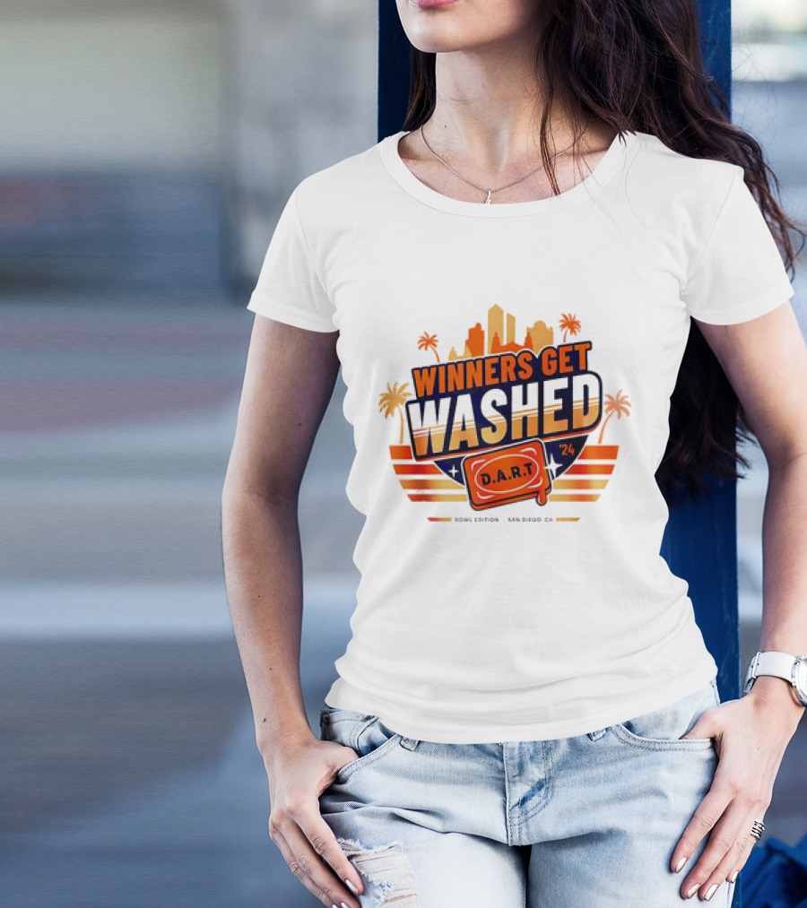 Winners Get Washed D.A.R.T Bowl Edition San Diego CA '24 T-Shirt