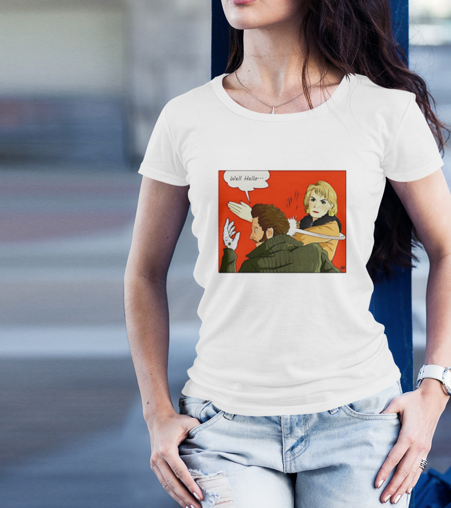 Well Hello Bandit Slap Comic T-Shirt