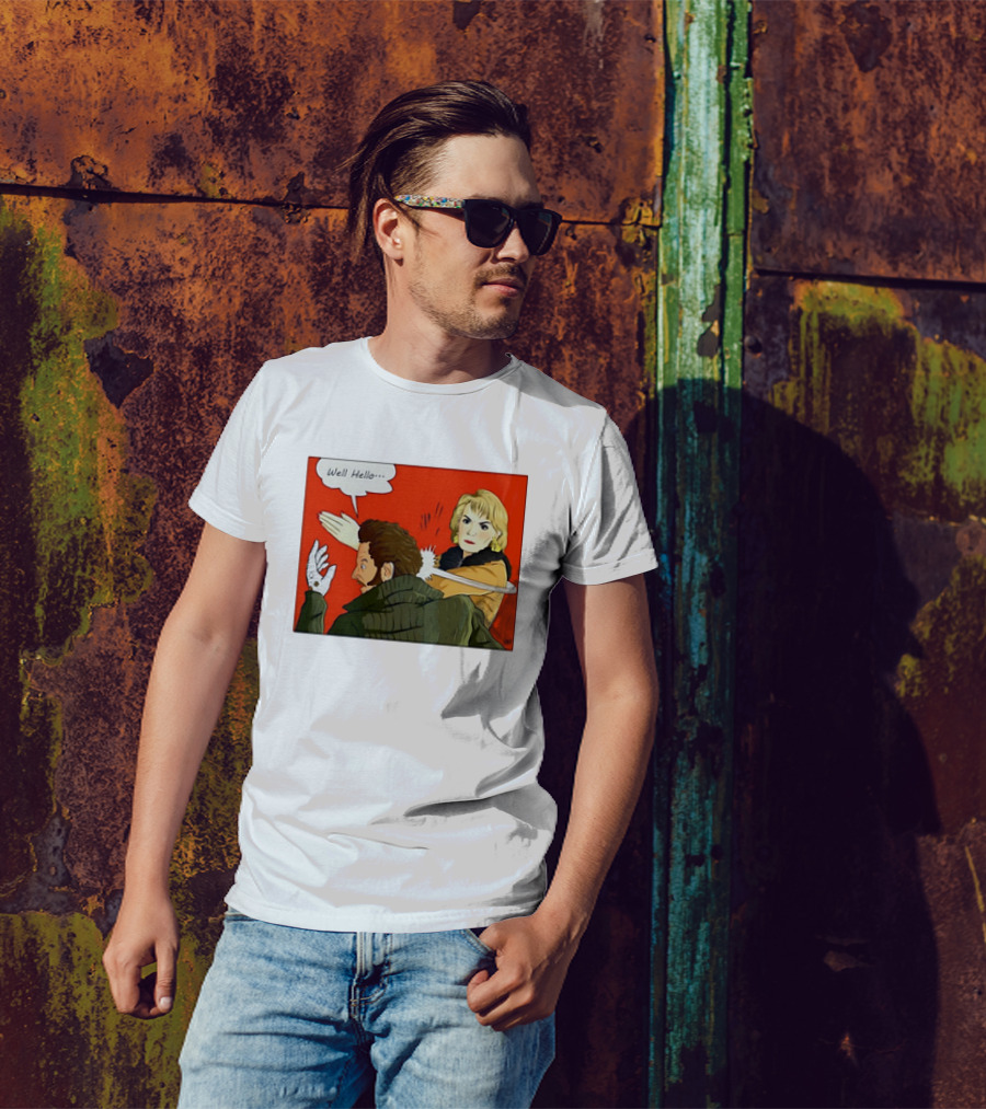 Well Hello Bandit Slap Comic T-Shirt