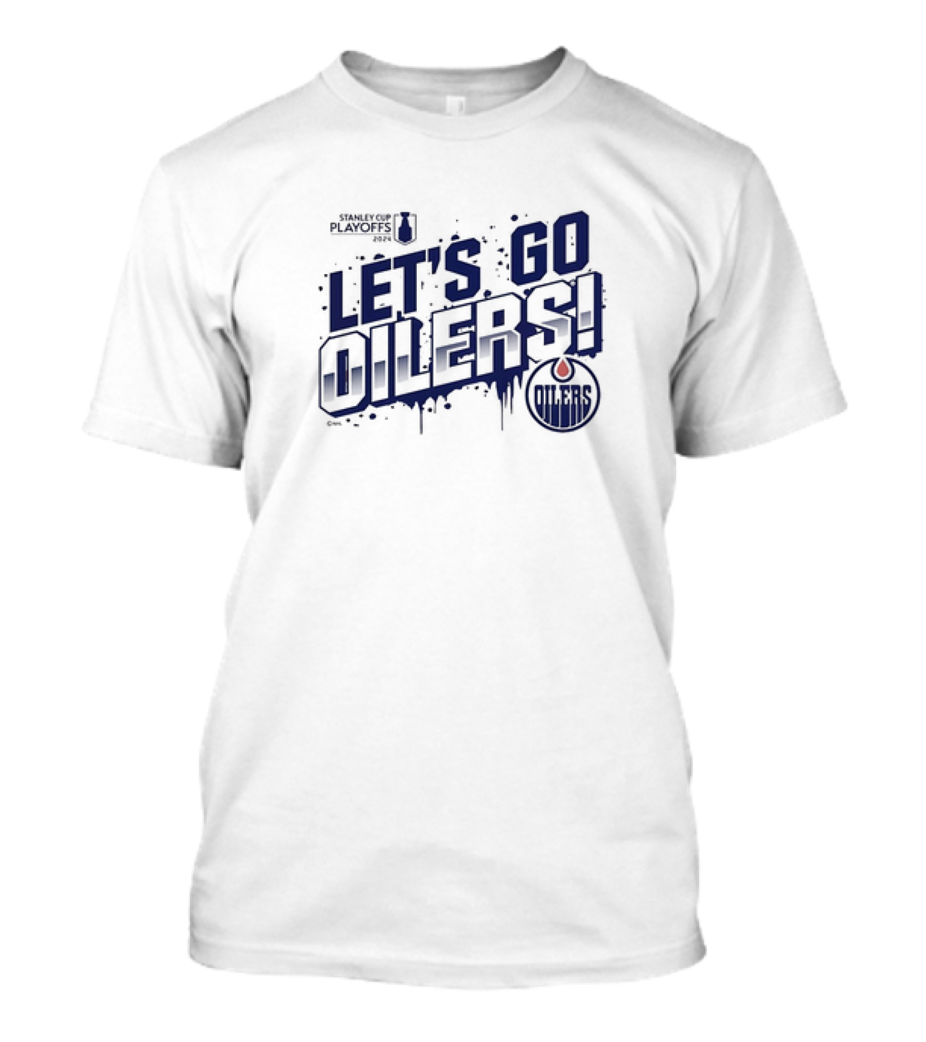Stanley Cup Playoffs 2024 Let's Go Oilers Edmonton Oilers T-Shirt