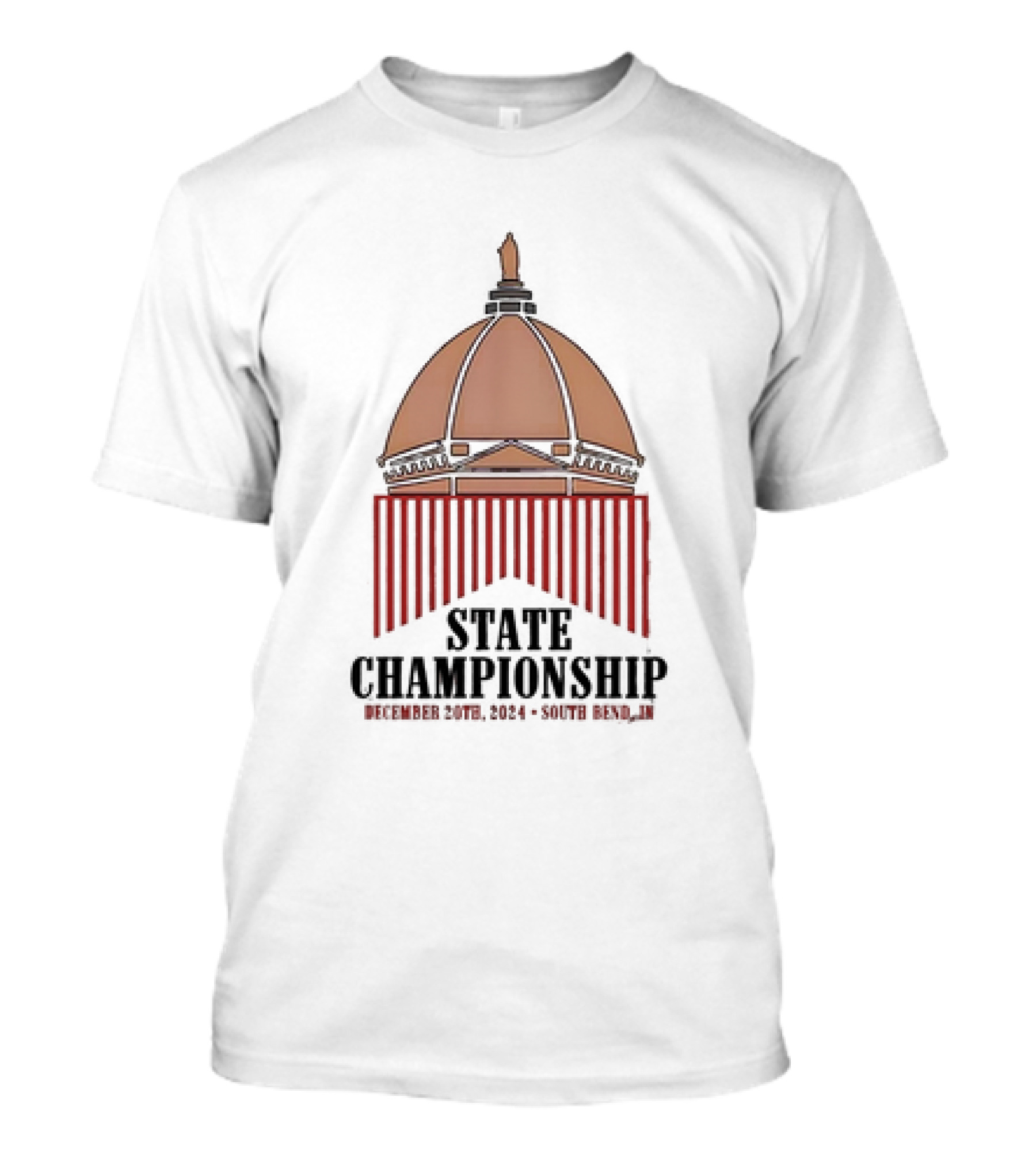 State Championship December 20th 2024 South Bend IN Indiana Hoosiers T-Shirt