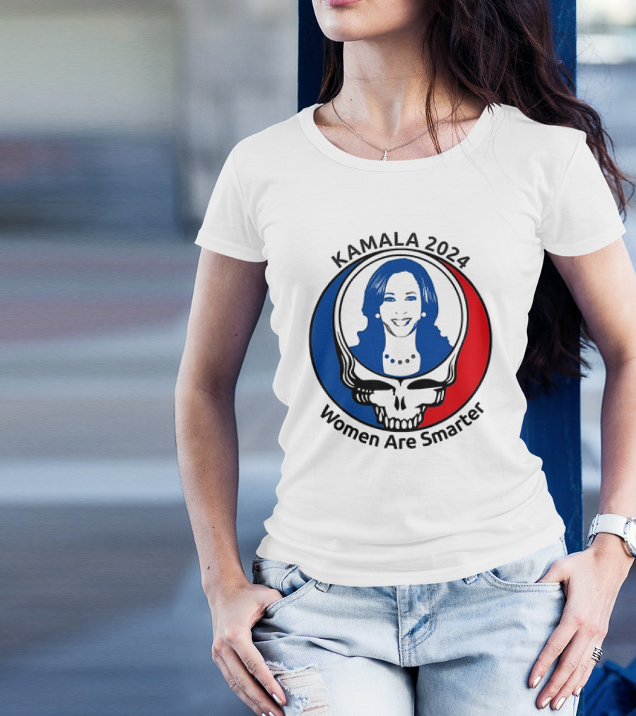 KAMALA 2024 Women Are Smarter Grateful Dead T-Shirt