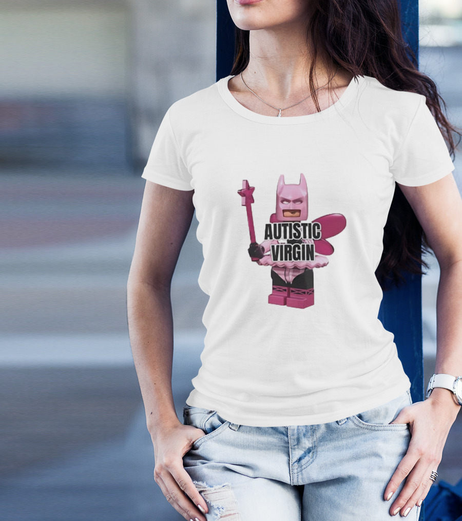 Autistic Virgin Pink Batman Awareness T-Shirt