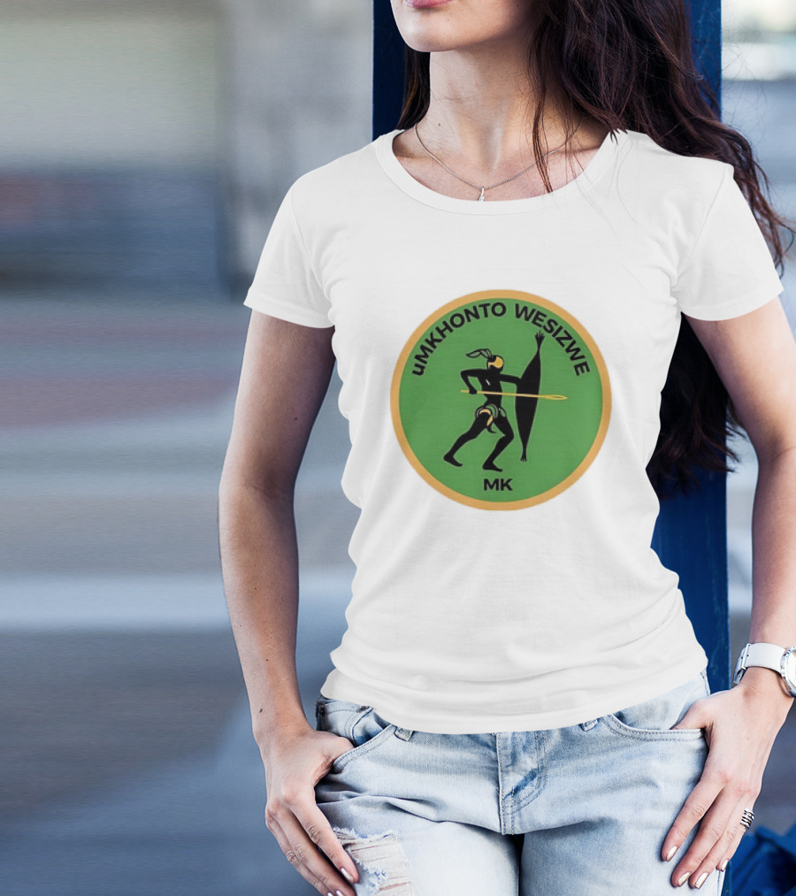 Umkhonto Wesizwe MK Embu Sign With Warrior And Spear T-Shirt