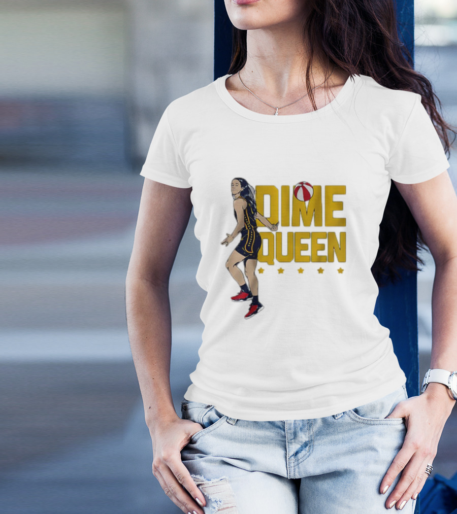 Caitlin Clark Dime Queen Indiana Fever Basketball T-Shirt