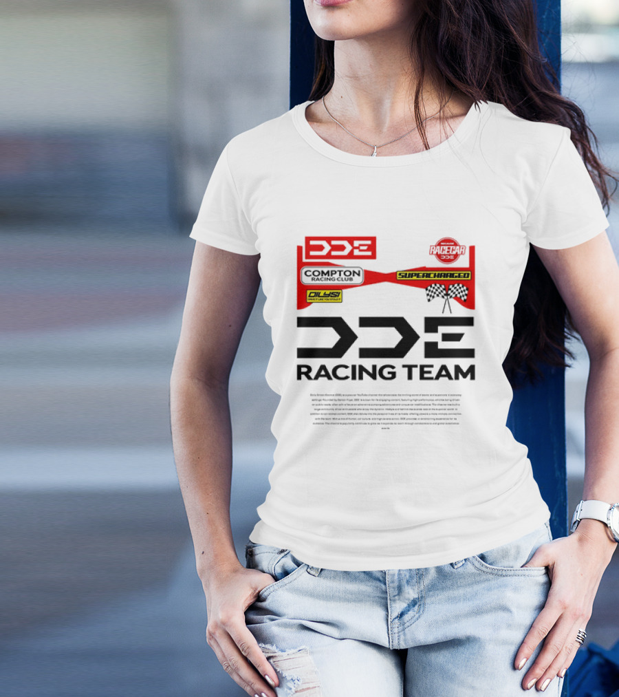 DDE Racing Team Compton Racing Club Supercharged Racecar 333 Carbon T-Shirt