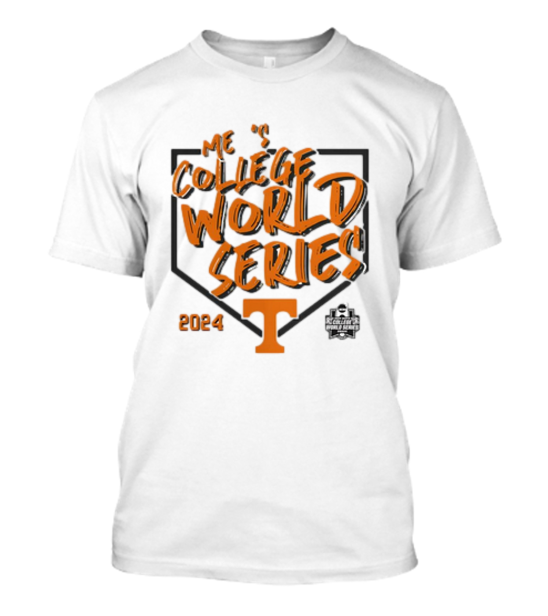 Tennessee Volunteers 2024 Men's College World Series NCAA Baseball T-Shirt