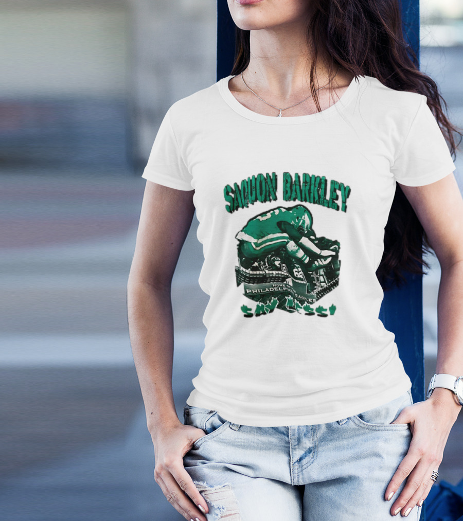 Saquon Barkley Fly Home Of Philadelphia Eagles Say Less T-Shirt