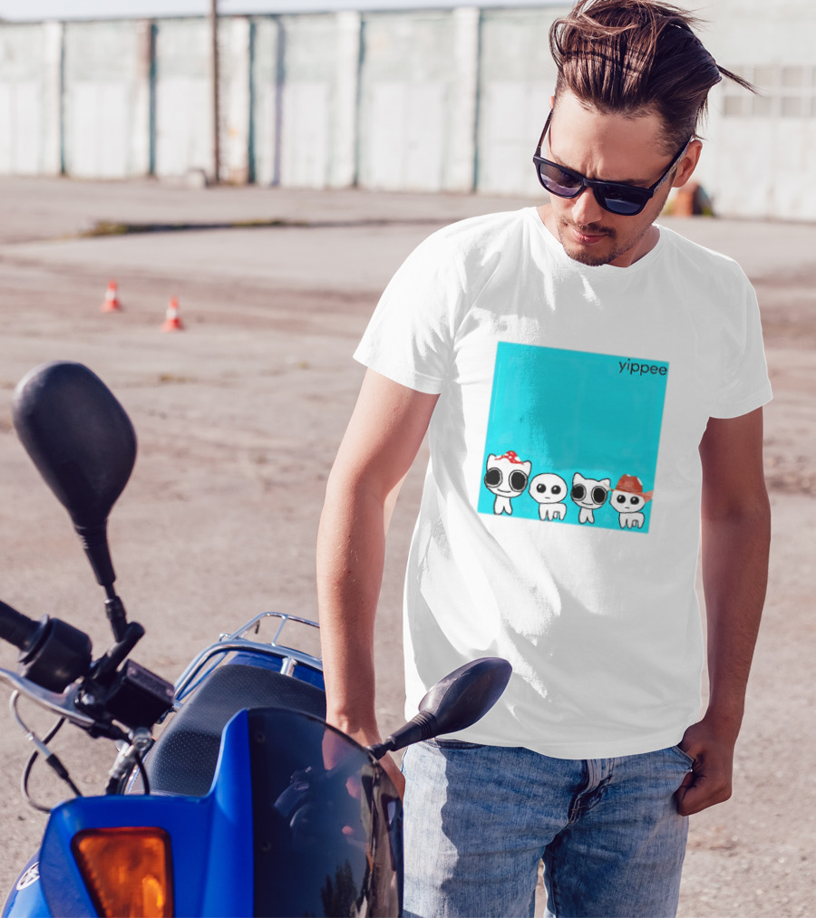 Yippee X Weezer Cringey Characters With Hats T-Shirt
