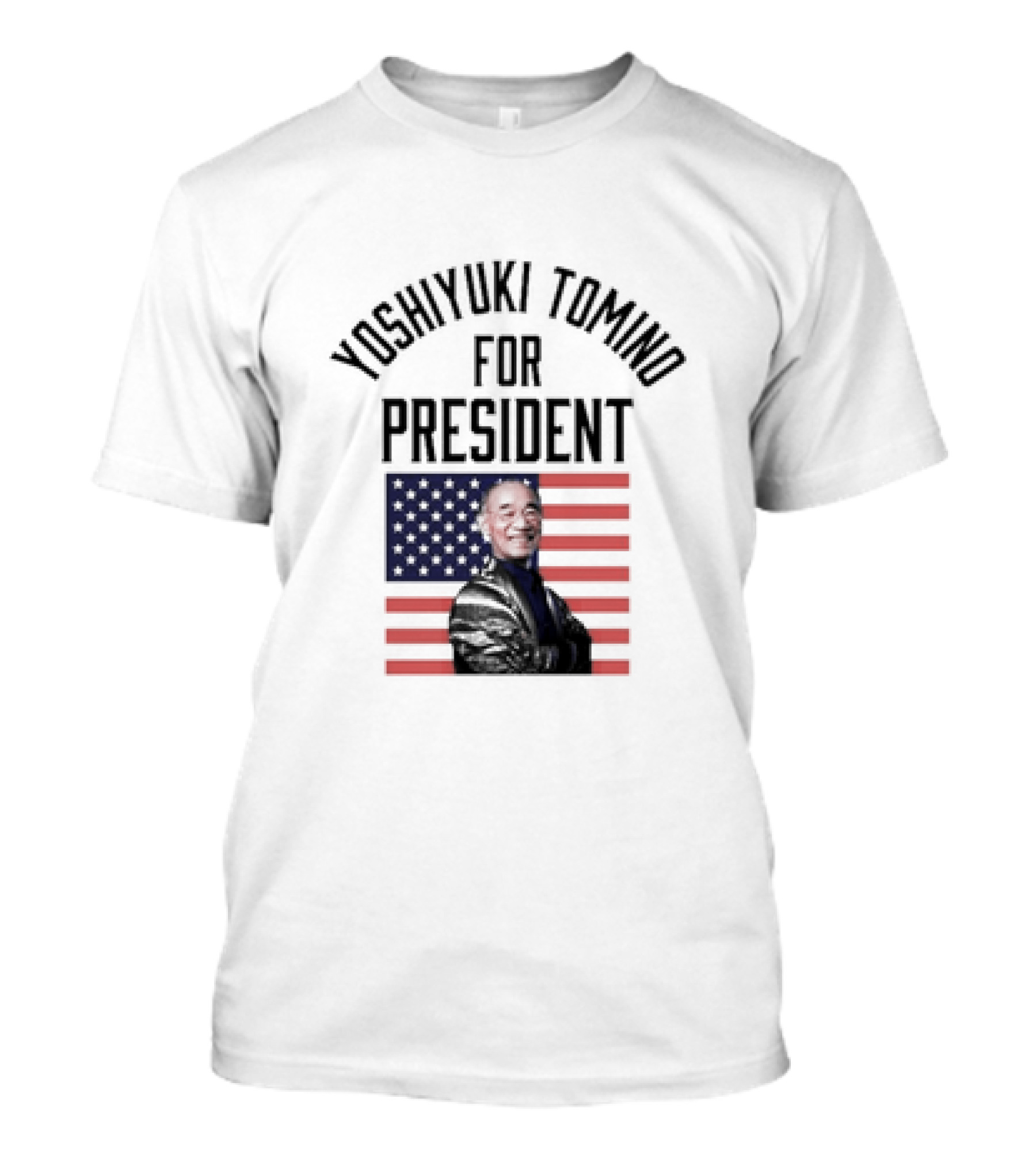 Yoshiyuki Tomino For President American Flag T-Shirt