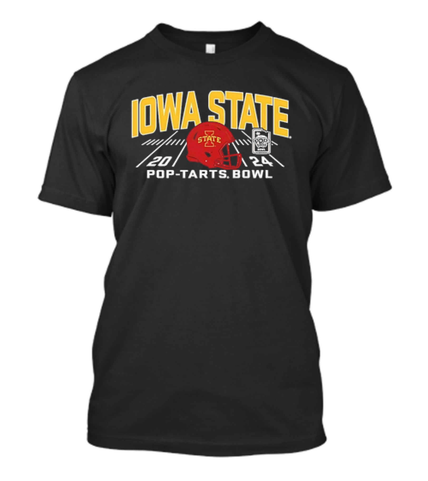 Iowa State Cyclones 2024 Pop-Tarts Bowl Football Helmet T-Shirt