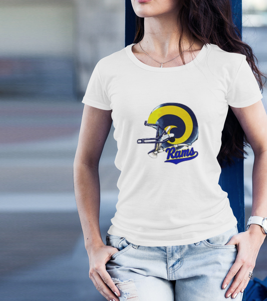 Los Angeles Rams Helmet Rams Football T-Shirt