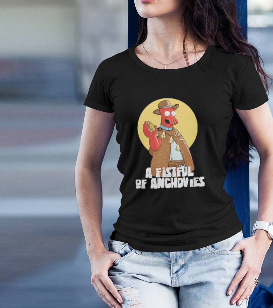 A Fistful Of Anchovies Zoidberg Futurama Cowboy T-Shirt