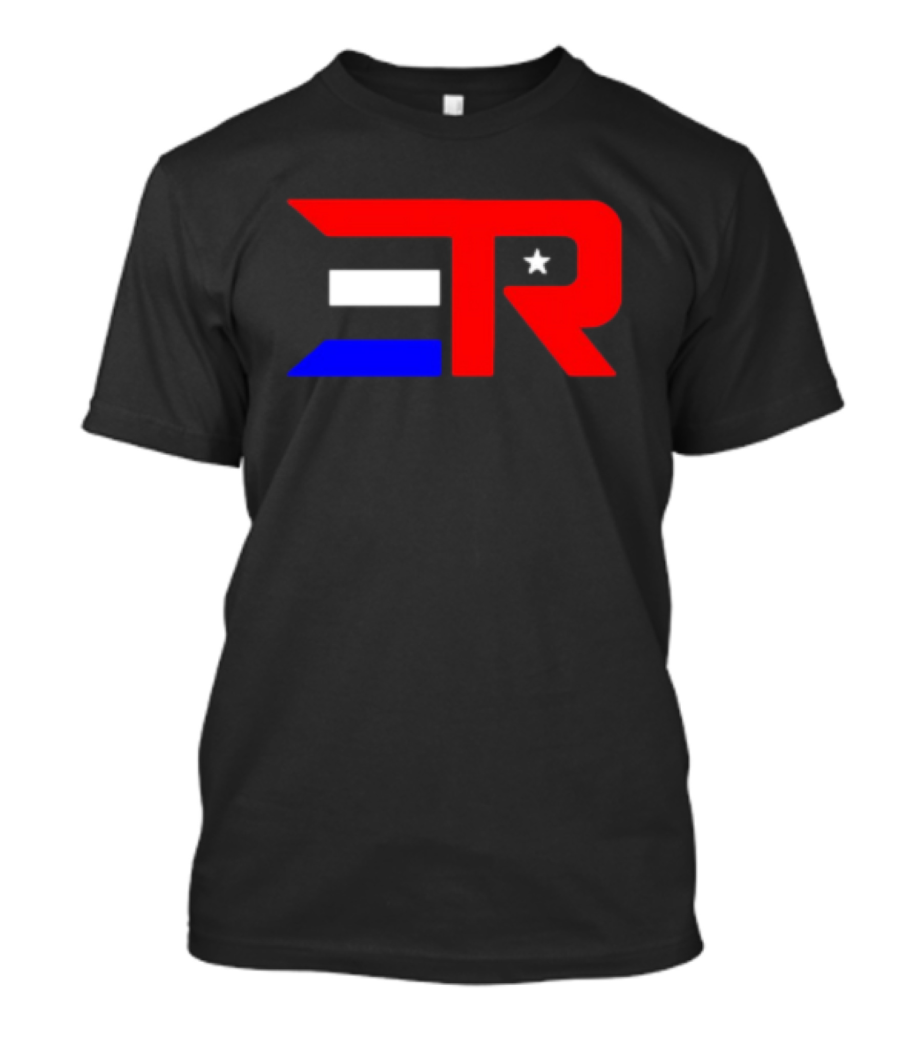Freedooksx Elite Research USA Red Blue White Star ER T-Shirt