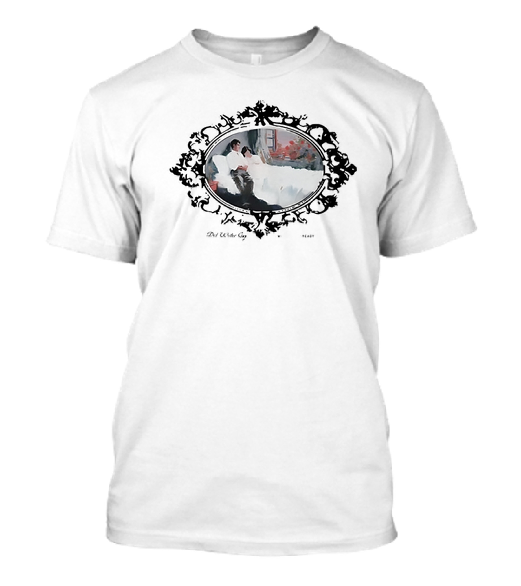 Ambientinks Del Water Gap Tucking In Elegant Frame Painting T-Shirt