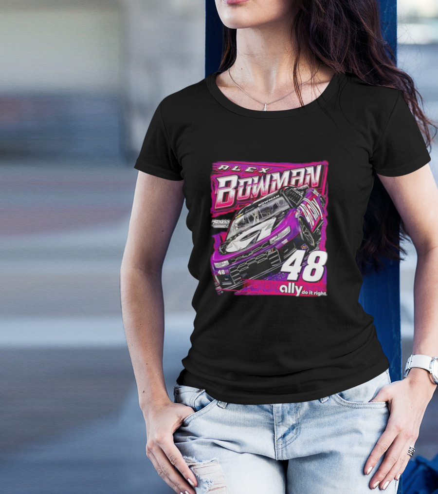 Alex Bowman 48 Chevrolet ZL1 Hendrick Motorsports Ally Racing T-Shirt