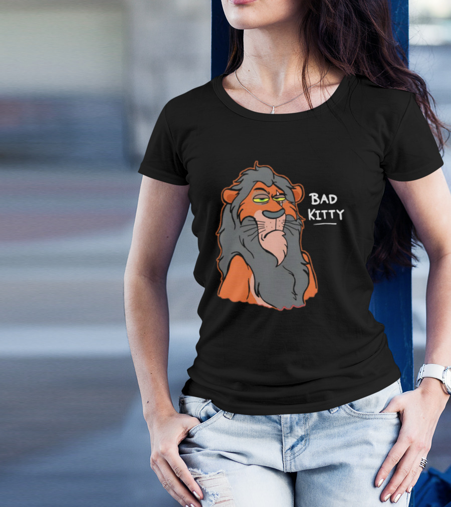 Scar Bad Kitty Lion Expression T-Shirt