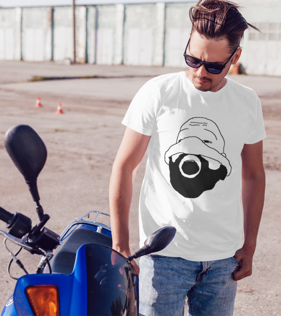 Ye Kanye West Nitrous Mask Drawing T-Shirt