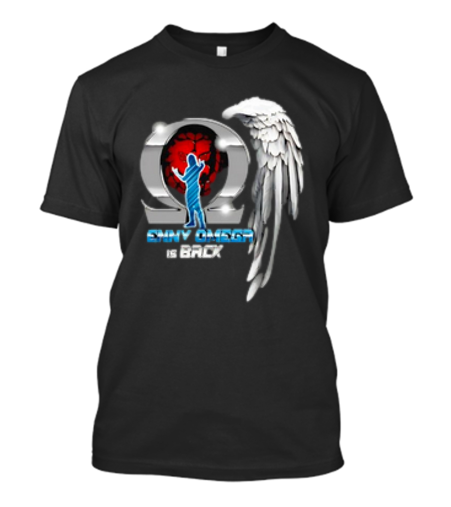 New Japan Pro Wrestling Kenny Omega Is Back Winged Omega T-Shirt