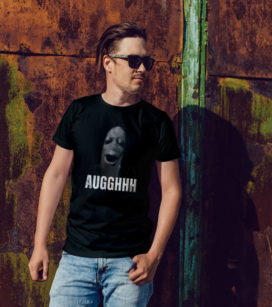 AUGGHHH Cursed Plankton Meme T-Shirt