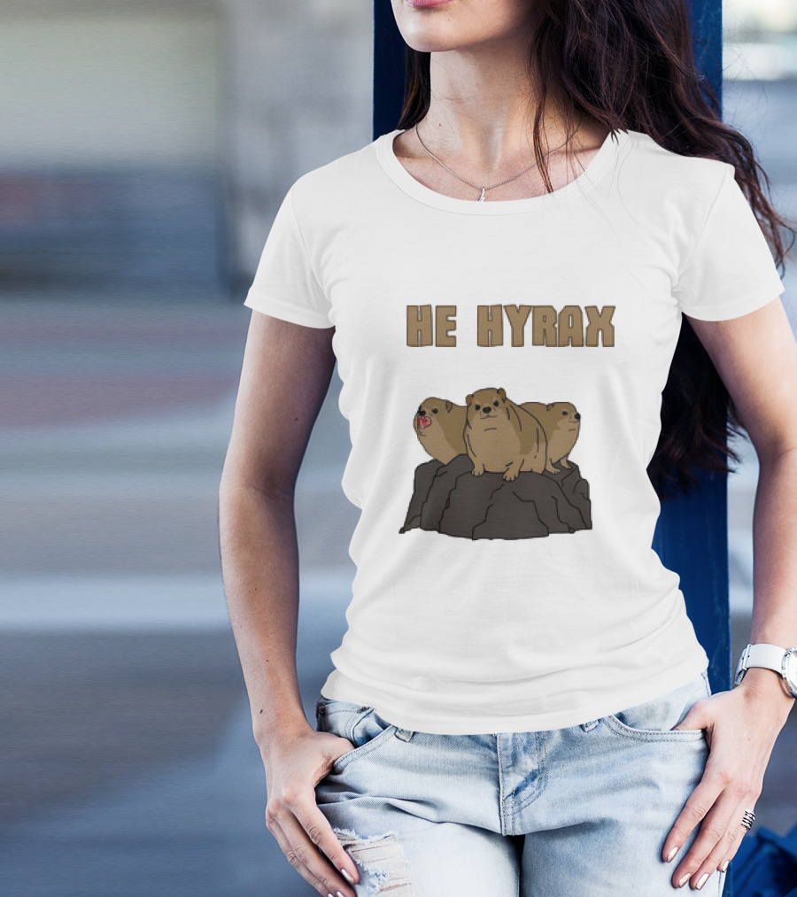 HE HYRAX Cute Angry Meme T-Shirt