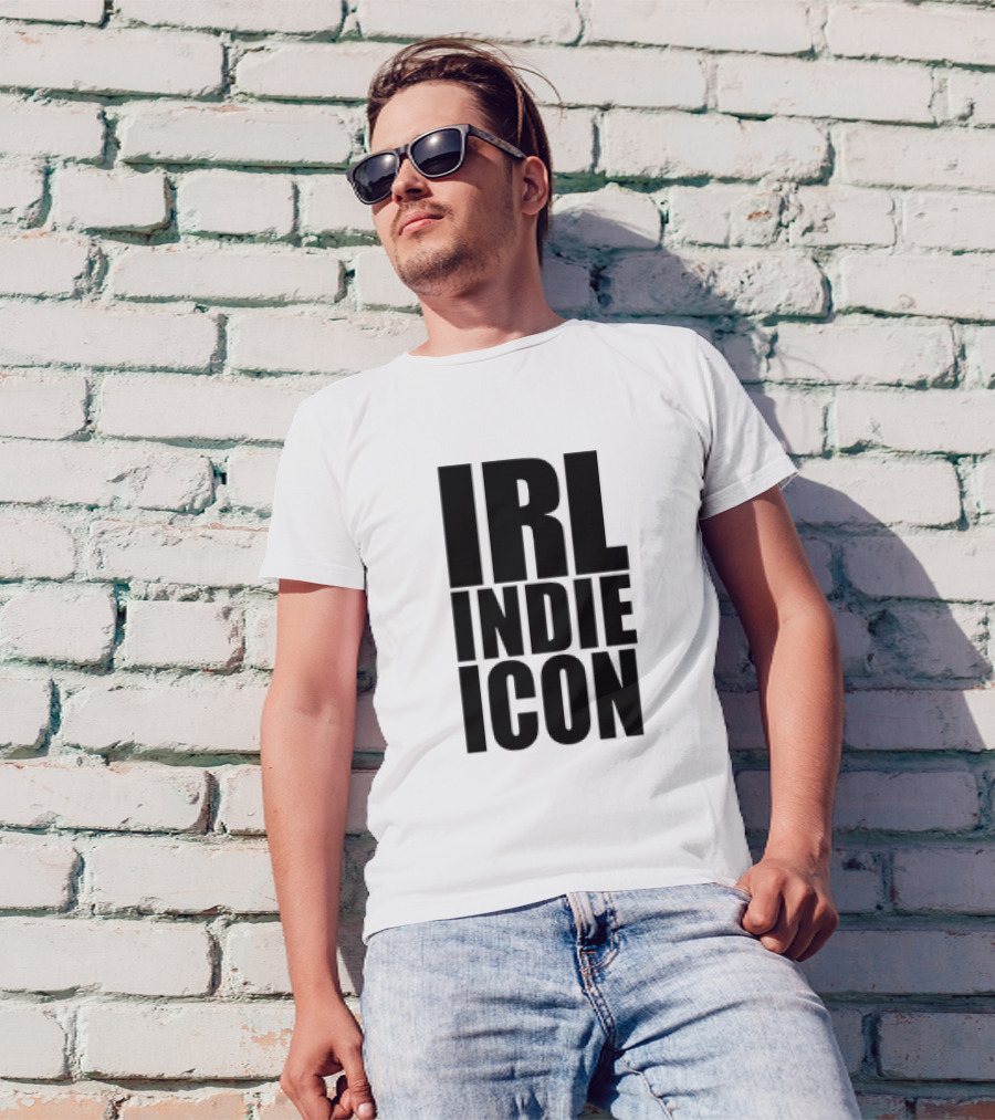 IRL Indie Icon Text Block T-Shirt