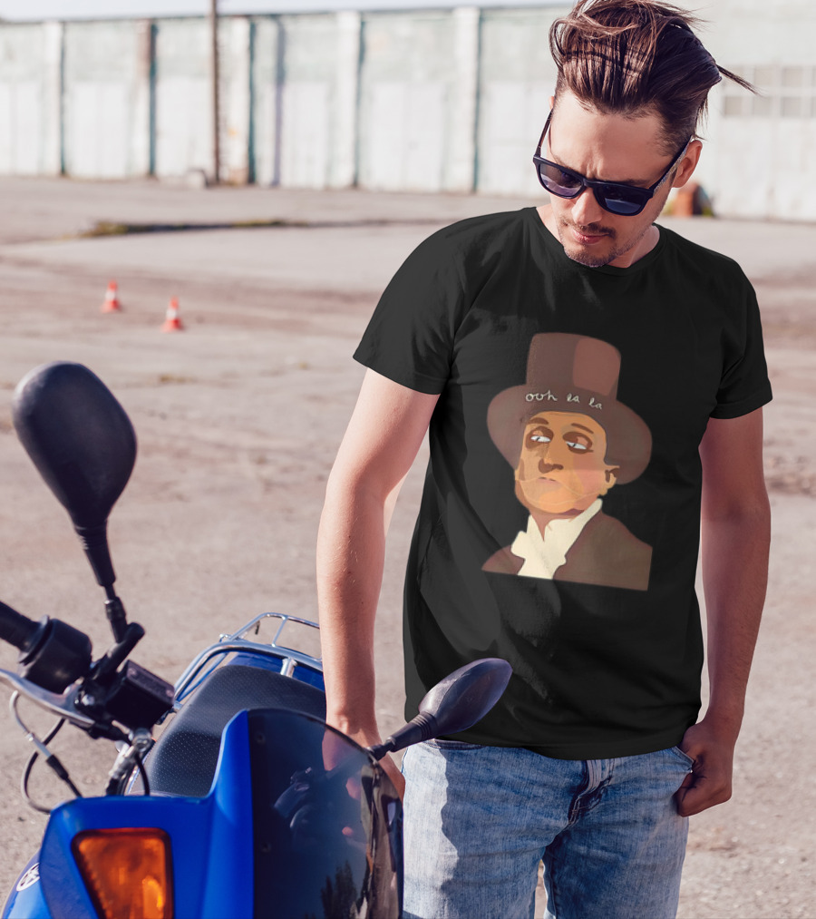 The Man Ooh La La Top Hat Gentleman Vintage Caricature Essential T-Shirt