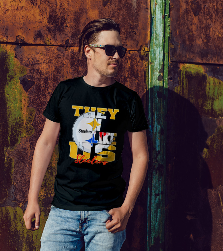 Pittsburgh Steelers NFL Football They Not Like Us T-Shirt