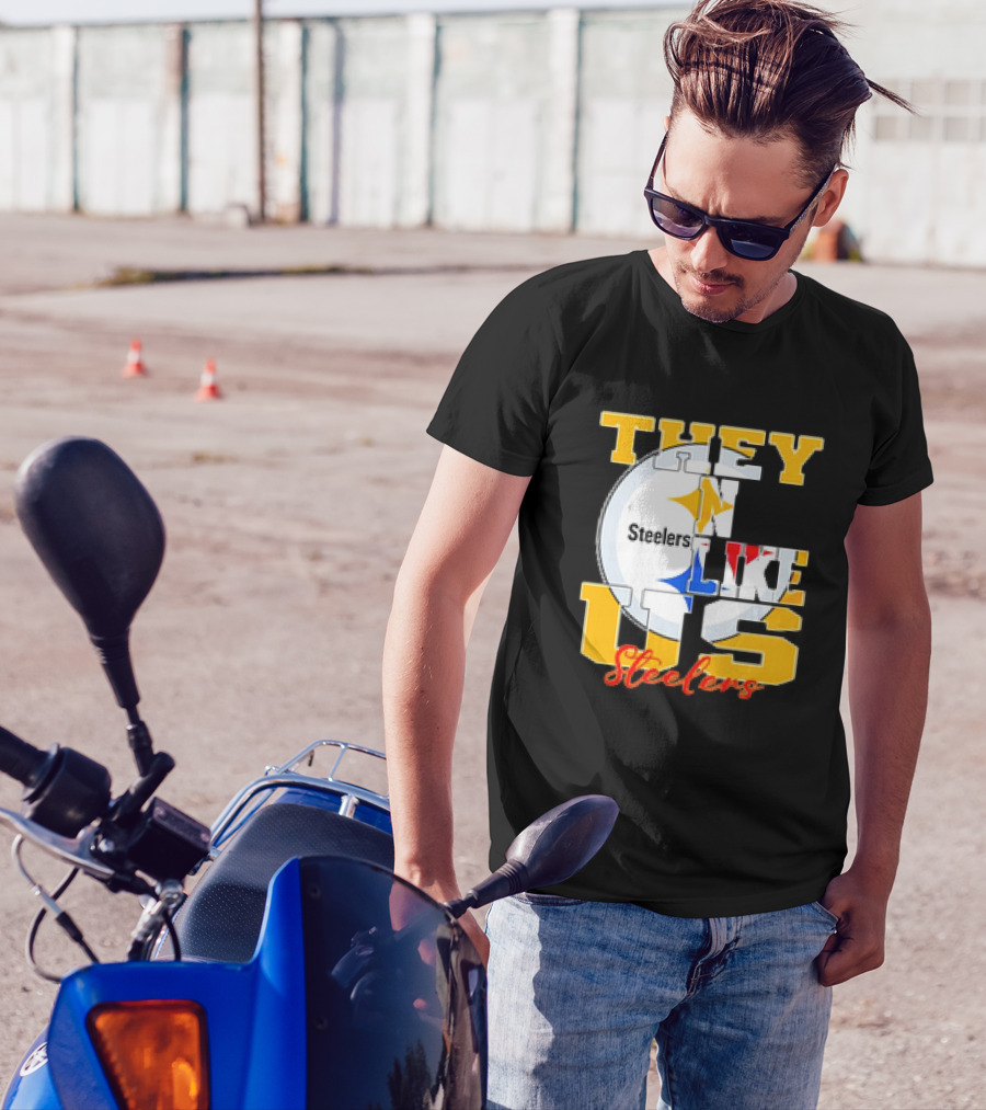 Pittsburgh Steelers NFL Football They Not Like Us T-Shirt